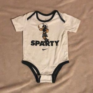 Nike Michigan State Sparty onesie, 3-6 M